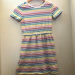 Girl Rainbow Stripe Dress